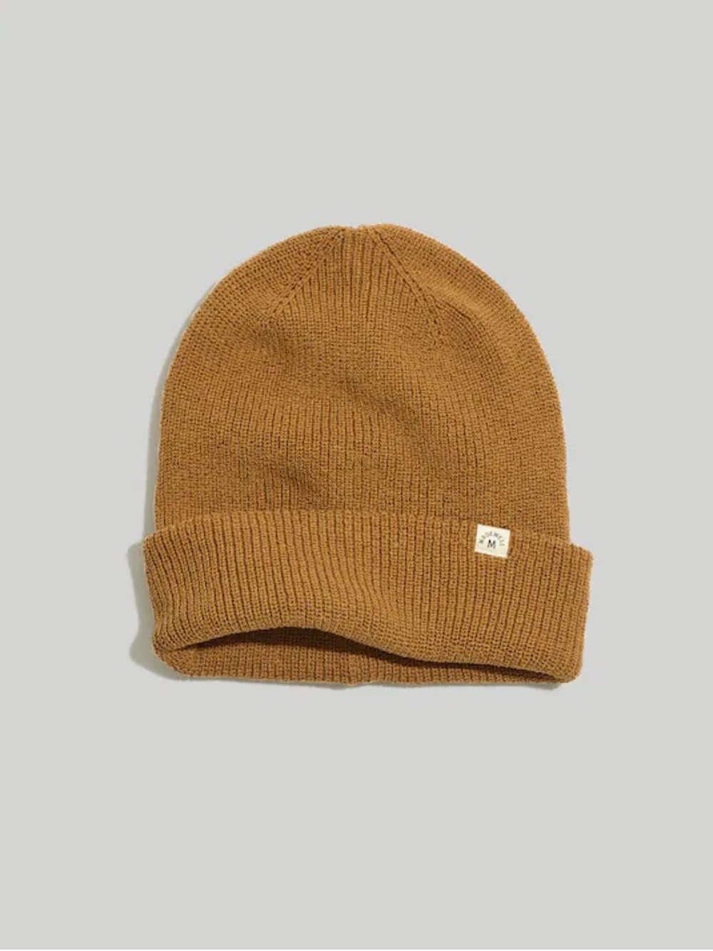 NWT Madewell (Re)sourced Cotton Cuffed Beanie in Cedar